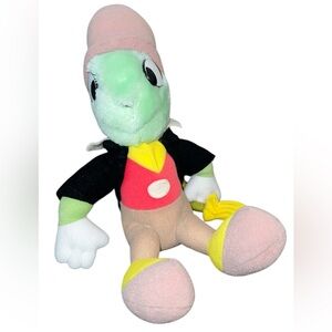 Vintage 1980s Disney Store Exclusive Original Jiminy Cricket Plush Stuffed Toy